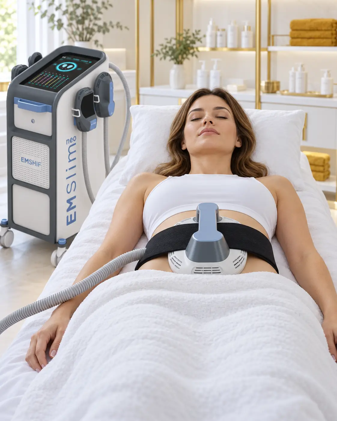 EMSlim-Behandlung bei Future Beauty Rheinfelden